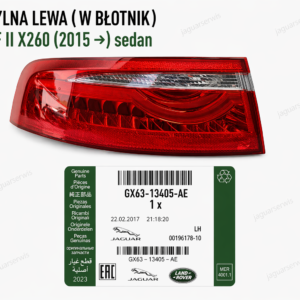 Oryginalna lampa tylna lewa Jaguar – GX63-13405-AE