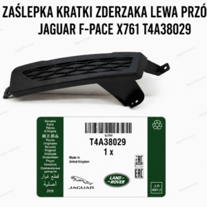 Oryginalna zaślepka kratki zderzaka lewa przód Jaguar F-PACE X761 – T4A38029