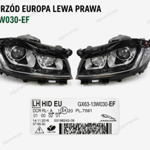 Oryginalne lampy przednia (reflektor) Jaguar – GX63-13W029-EJ