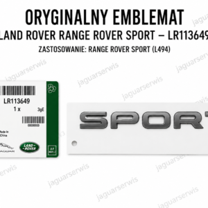 Oryginalny emblemat Land Rover Range Rover Sport – LR113649