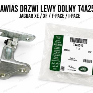 ORYGINALNY ZAWIAS DRZWI LEWY DOLNY JAGUAR T4A2510