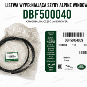 Listwa uszczelniająca szyby DBF500040 Land Rover Defender