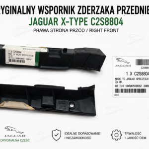 ORYGINALNY WSPORNIK ZDERZAKA PRZEDNIEGO JAGUAR X-TYPE C2S8804