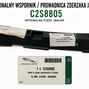 ORYGINALNY WSPORNIK / PROWADNICA ZDERZAKA JAGUAR C2S8805